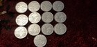 Canada Set Of  13 Different King George V 5 Cent Coins Nickels 1922 To 1936 