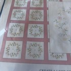New Jack Dempsey Needle Art Quilt Squares Blocks Flowers  6 18    Vtg Nos