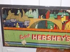 Vintage Drink Hershey   s Choclateer Cardboard Store Sign
