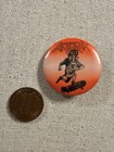 Anthrax Band Orange Pinback Button Round Pin Collectible Heavy Metal Thrash