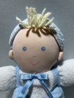 Vintage Eden Toys Baby Boy Terry Cloth Doll Plush Blonde Yarn Hair Blue Eyes 10   