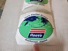 Reeve Aleutian Airways  Peel Off And Stick Oval Baggage Labels  X 2