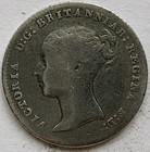 1844 Queen Victoria 4d Fourpence Groat Coin 9 25 Silver Fine Collectable Grade