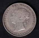 Newfoundland 1873 50c Fifty Cent Silver Half Dollar Queen Victoria  925 Vg 