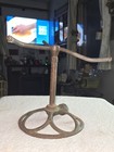 Antique Cast Iron Base And Brass 3 Nozzle Lawn Sprinkler In Working Condition 