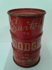 Vintage  Automobilia Advertising Dodge Metal Bank 