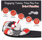 3-in-1 Tummy Time Mat   Seated Support Pillow Newborn Tummy Time Toys For Newbor