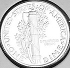 1928-p Mercury Dime  Full Split Bands  Superb Gem Bu   Fsb  Rare This Nice 