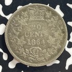 1864 New Brunswick 20 Cents Lot t7799 Silver 
