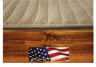 Cal King 80  Semi Wave Waterbed Mattress With Bamboo Cover  Liner And Heater