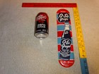 Vintage 1950 s Drink O-so Grape Soda 13  Stamped Painted Metal Door Push Ad Sign