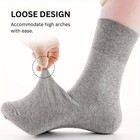 10 Pairs Bamboo Diabetic Ankle Socks With Seamless Toe 2026