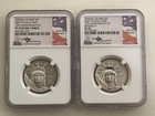 2007-w  50 Platinum Eagle Statue Of Liberty 10th Ann 2-pc Set Ngc Pf70 Mercanti