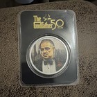 2022 Niue The Godfather 50 Years Colorized 1 Oz  999 Fine Silver Coin