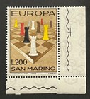 Travelstamps  1965 San Marino Stamps Scott  621 Chess Europa Mnh Og