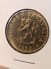 1964 Finland 50  Pennia Suomen Tasavalta Coin Uncirculated