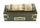 Maritime Brass Telescope Leather Dollond London Marine Navy Antique Spy Glass