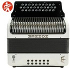 Hohner C-ii Corona Accordion Fbbeb White Rainbow W bag  Cloth  And Stand Bundle