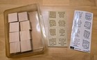Stampin  Up  Quick   Cute Set Of 8 Retired  2002  Unmounted Rubber Stamps