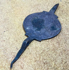 Extremely Y Roman Rare Ancient Bronze Round Amulet Pendant Authentic Artifact