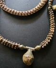 2 Snake Vertebrae Necklace  Ancestors   Damballah Vodou Tribal Shaman Africa   