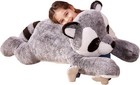 Giant Raccoon Stuffed Animal Plush Toy  Large Racoon Cute Jumbo Soft Toys  Big S