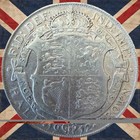 1912 British Half Crown  925 Sterling Silver King George V Titanic Era 13 90g