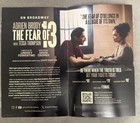 Broadway Play Mailer Advertisement 2026 The Fear Of 13 - Adrian Brody