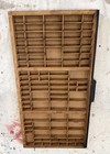 Hamilton Letterpress Tray Printers Type Case Drawer Shadow Box Display Vintage 
