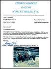 Secretariat - Ron Turcotte Signed 8x10 Original 1973 Aqueduct Retirement Photo