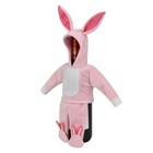 St  Nicholas Square Bunny One-piece Wine Bottle Cover   Ralphies Pjs   Nwt