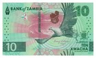 Zambia 10 Kwacha  2024  - Fish Eagle water Falls p62  B171 Unc