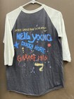 Neil Young Crazy Horse 3rd Best Garage Band Original 1986 Concert Tour T-shirt