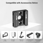 Smallrig 2pcs Cold Shoe Mount Adapter Bracket With 1 4  Thread Hole For Cameras