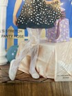 Girl s Size Xl Stretch Lace White Tights pantyhose - A0215