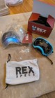 Rex Specs Dog Goggles Size Small Blue With Replacement Lenses