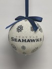 Nfl Seattle Seahawks Led Light Up Christmas Souvenir White Ornament New