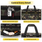 Gym Bag 22 Inch Sport Duffle Bag For Men  Camo   55l  Large Capacity  Multi P   