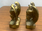 Vtg Pm Craftsman 1776 Brass Finish  American Federal Eagle Bookends Usa Pmd 1148