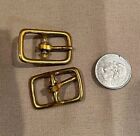Lot  76  Vintage Nos Brass Horse Tack Harness Buckles North   Judd Mfg Co Read