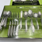 1960 International Deluxe Stainless Family Living Set Flatware Orig Box 51 Piece