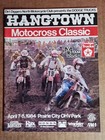Vtg 1984 Hangtown Motocross Classic Motorcycle Official Racing Program Ama Race