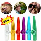 1  Kazoo Harmonica Mouth Flute Kids Party Gift Musical Instrument Alloy R2e3