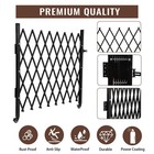 Single Folding Security Door 61  X 71  Portable Flexible Expandable Fence Gate