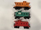 Lionel  O Gauge 3 Caboose Lot  9062   6057  Red Unmarked