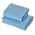 Master Massage D02018 Universal Massage Table Flannel Sheet Set  Sky Blue