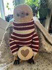 Gund Pusheen Sloth 17  Striped Sweater Latte Plush B n Exclusive