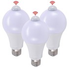 3pack Dusk To Dawn E27 Pir Motion Sensor Lamp 12w Led Bulb Light Infrared Motion
