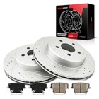  Rear Brake Pads And Rotors Kit Replacement For 2006-2020 Charger 5 7l Rwd R t
