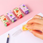 Pencil Correction Tool Rubber Eraser Cute Fruit Eraser Funny 1pcs Easy Clean    